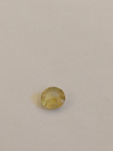 Saphir Jaune AAA de Forme Ovale Facetté, Pierre Précieuse Naturelle en Vrac pour Bagues et Pendentifs - Product Image 2