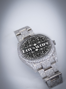 Luxury VVS Moissanite Diamond Mechanical <b>Watch</b> With Antique Cartoon Dial Fully Iced Stainless Steel Hip Hop Fashion <b>Watch</b> - Product Image 5