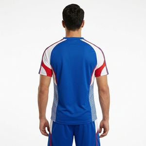 Ensemble d'uniformes de football américain personnalisés pour hommes, maillot et short sublimés pour l'entraînement et la pratique en équipe - Product Image 3