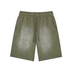 Shorts de Algodón Vintage Lisos al por Mayor 2026, Shorts de Verano para Hombre con Logotipo Personalizado, Ropa Urbana - Product Image 3