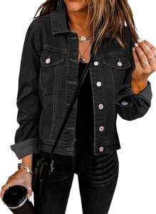 Women's <b>Cropped</b> <b>Denim</b> <b>Jacket</b> Vintage Blue Button Closure Casual Street Style OEM Custom Fashion Outerwear Premium Quality Fit - Product Image 3