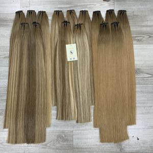 Vente chaude Haute Qualité Super Double Dessiné Cuticule Aligné Ombre Piano Surbrillance Trame Extensions de Cheveux Humains - Product Image 6