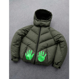 Veste matelassée pour homme, style mode, vente en gros, doudoune d'hiver décontractée pour l'extérieur, logo personnalisé, manteaux grande taille pour homme, prix abordable - Product Image 1