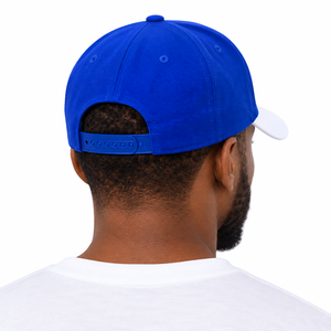Gorra de Béisbol Bordada en Azul Real y Blanco de Phi Beta Sigma, Estructurada, con Visera Curva Ajustable, con Letras Griegas, Informal, Deportiva, para Hombre - Product Image 2