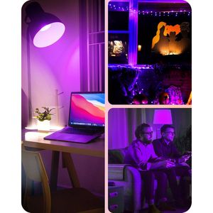 หลอดไฟ LED PAR38 สำหรับภายนอกอาคาร ปรับความสว่างได้ 18W (เทียบเท่า 120W) ทนทานต่อสภาพอากาศ สีม่วงส้ม สำหรับใช้งานกลางแจ้ง - Product Image 2