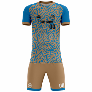 High Quality <b>Soccer</b> Uniform Wholesale Custom Football Kit Private Label Team Jerseys Summer Moisture-Wicking Quick Dry - Product Image 2