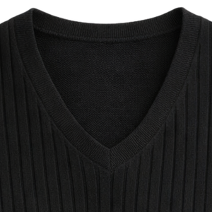 Blusa de Punto Acanalado con Cuello en V para Mujer, Manga Corta, Corte Ajustado, Informal, Otoñal, Suave, Elástica, con Botones, Elegante, para Uso Diario - Product Image 6