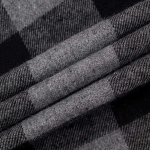 Chemise en flanelle classique tendance pour homme, 100 % coton, infroissable, design uni, manches longues, boutonnée, personnalisable, printemps - Product Image 5