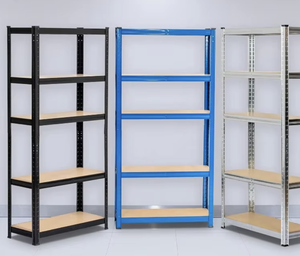 Heavy Duty 5 Tier Boltless Metal Shelving <b>Unit</b> Industrial Warehouse <b>Storage</b> Rack Garage Shed Organizer Durable Steel - Product Image 1