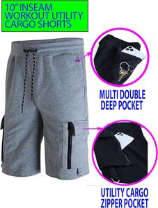 Hot Selling <b>Mens</b> Fitness Athletic Workout Active Sportswear Summer Fashion Outerwear <b>Sweat</b> <b>Shorts</b> - Product Image 4