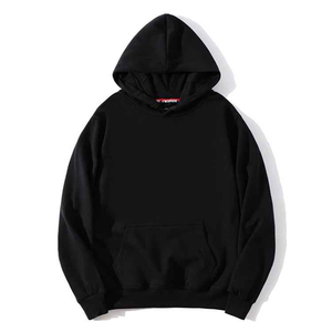 Sweat-shirts à capuche 100 % coton de haute qualité, colorés, personnalisables avec logo, épais, lourds, surdimensionnés, vierges, à enfiler - Product Image 3