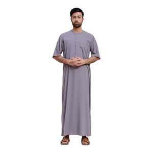 Túnica Árabe Musulmana de Lujo Bordada para Hombre, para Eid y Ramadán, Ropa al por Mayor, Nuevo Diseño 2026, Túnica Saudí para Hombre - Product Image 5