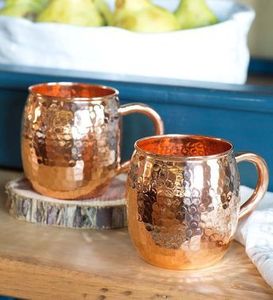 Moscow mule copper <b>mug</b> <b>set</b> for cocktail lovers bulk export private label barware and high demand global wholesale supply - Product Image 5