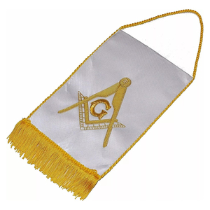 2026 High Quality Customized Master Mason <b>Table</b> Banner Hand Embroidery Polyester Material New Arrival Brand Mason Banners - Product Image 5