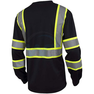 Camisa de Seguridad Reflectante de Alta Visibilidad, Ropa de Trabajo, Tejido Transpirable y Ligero, Opciones de Talla y Color Personalizadas - Product Image 2