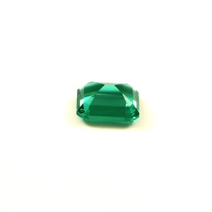 Pierre précieuse synthétique verte de laboratoire, taille ovale émeraude, 3,00 carats, pour la fabrication de bijoux, fournisseur en gros - Product Image 3