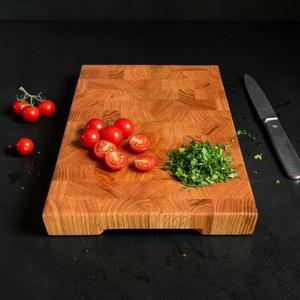 Planche à découper en bois d'acacia, finition lisse, durable, passe au lave-vaisselle, fabriquée à la main pour la cuisine, la préparation des aliments, le service et la cuisine à domicile - Product Image 4