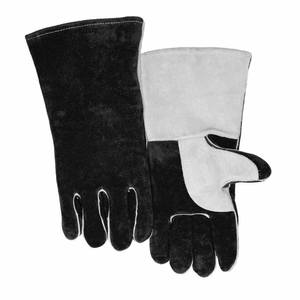Gants de soudage en cuir de vachette pleine fleur, haute qualité, résistants à l'abrasion, pour la lutte contre les incendies, la construction, le barbecue, durables - Product Image 6