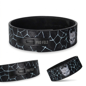 Adjustable Custom Size Lever Buckle Weightlifting <b>Belt</b> Heavy Duty Leather Powerlifting Fitness 4 Inch Wide Back Support <b>Belt</b> - Product Image 3