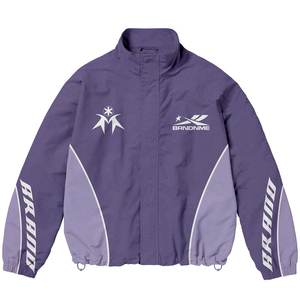 BRANDNAME Unisex Tracksuit Set Full Zip <b>Jacket</b> Pants Solid Color Sporty Design Breathable Polyester Autumn Wear - Product Image 2
