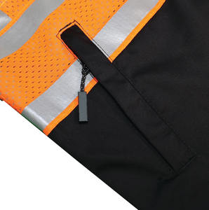 Chaleco de Seguridad Reflectante Personalizado de Alta Visibilidad, Transpirable, con Múltiples Bolsillos, para Deportes al Aire Libre, Correr, Trabajo, Construcción, para Hombre - Product Image 3