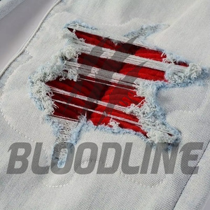 กางเกงยีนส์ทรงตรงสีฟ้าอ่อนสำหรับผู้ชาย แบรนด์ BLOODLINE รุ่นสลิมฟิต ขาดเซอร์ๆ สไตล์สตรีทแวร์ ผ้าฝ้ายคุณภาพพรีเมียม เอวกลาง เหมาะสำหรับฤดูใบไม้ร่วง - Product Image 6