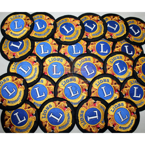 OEM Custom Blue Beret Cap <b>Patch</b> Embroidered Nonwoven Felt Eco-Friendly <b>Sew</b>-<b>On</b> 3D Insignia Badge for Berets Hats Peacekeeping - Product Image 5