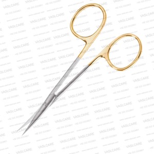 Ciseaux Iris Onyx 4-1/2″ (11,5 cm) – Ciseaux chirurgicaux à pointe acérée en carbure de tungstène pour la coupe des tissus et des sutures par Vaslcare - Product Image 4