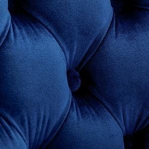 Modern <b>Adjustable</b> Bar <b>Stool</b> Blue Velvet Tufted Seat Gold Metal Legs Base Swivel <b>Height</b> <b>Adjustable</b> Luxury Contemporary Commercial - Product Image 5