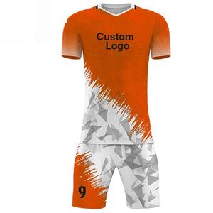 Camiseta de fútbol de media manga de alta calidad, impresión personalizada, uniforme de fútbol de entrenamiento económico - Product Image 2