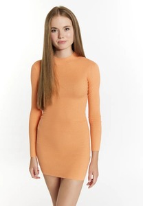 Vestido de punto acanalado más vendido, proveedor de vestidos mini de manga larga, suministro al por mayor - Product Image 5