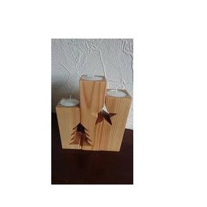 Porte-bougie en bois naturel de haute qualité pour mariage, événement festif, support de bougie rustique pour décoration de table à la maison - Product Image 5