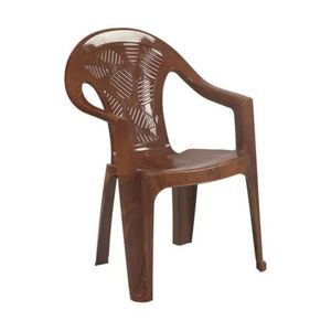 Premium Square Back BPA Free Plastic <b>Chair</b> Minimalist Floral Design Modular Extendable 120kg Load Capacity for Home Furniture - Product Image 1