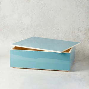 Handcrafted Lacquer Box with Lid Minimalist Decorative Storage Organizer for Jewelry Accessories <b>Vanity</b> Desk and Office Home - Product Image 6