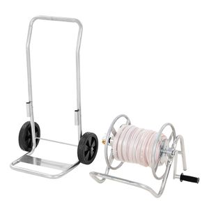 Carrello Avvolgitubo con Ruote per Attrezzi, Carrello Porta Tubo da Giardino Pesante, Contiene fino a 60m di Tubo - Ottimo Rapporto Qualità-Prezzo - 15m Inclusi - Product Image 1