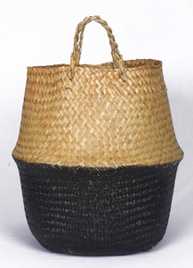 Cesta de mimbre natural tejida a mano al por mayor, multiusos, decorativa, para almacenamiento en el hogar, sala de estar, cocina, guardería - Product Image 3