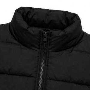 Gilet matelassé sans manches à col montant chaud d'hiver, 100 % polyester de haute qualité, enduit - Product Image 2