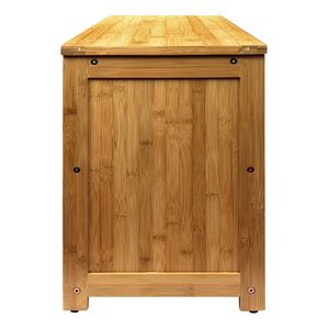 Banco Zapatero de bambú de 10 pares para almacenamiento de entrada - Product Image 3