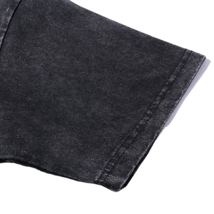 เสื้อยืดโอเวอร์ไซส์สไตล์วินเทจสำหรับผู้ชาย ผ้าฝ้าย 100% หนานุ่ม ซักย้อมสีแบบแอซิดวอช ลายพิมพ์โลโก้ด้วยเทคนิค DTG ระบายอากาศได้ดี สไตล์สตรีทแวร์ - Product Image 3