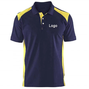 Ropa Deportiva Masculina Casual de Negocios para Exteriores, con Logotipo Bordado OEM, Tejido Suave 100% Algodón, Transpirable, de Secado Rápido, Combinación de Colores, Corte Ajustado - Product Image 1