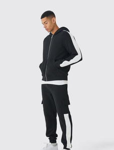 Conjunto Deportivo Oversize para Hombre, Sudadera con Capucha y Pantalones Jogger, Estilo Urbano, de Lujo, Grueso y Holgado, Proveedor OEM Personalizado - Product Image 1