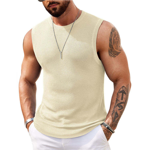Débardeurs élégants pour hommes pour l'entraînement physique, les séances d'été, la gym et la course à pied – T-shirts respirants et légers pour musclés - Product Image 2