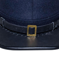 Gorras Kepi de Lana Americana de la Más Alta Calidad con Bordado de Patrones, Gorras Kepi de Estilo Americano de Reproducción