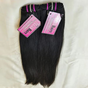 Extensiones de Cabello Humano Remy Rizado Indio con Rizos Definidos, Textura Densa, Doble Trama a Máquina, 100 Gramos, Todos los Colores - Product Image 1