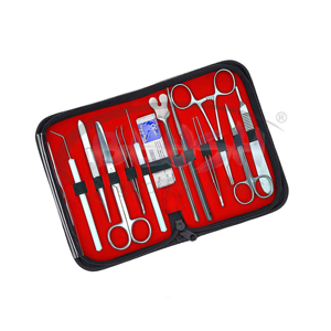 Kit de dissection d'anatomie de grenouille 20 pièces, pinces en acier, instruments en plastique, certifié CE, kit chirurgical par Blush Surgical - Product Image 3