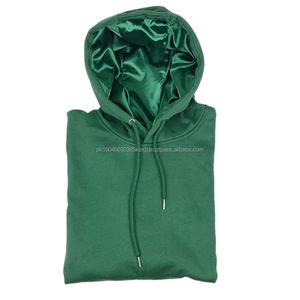 OEM Sudaderass Por Mayor Sweat à capuche doublé en soie et coton 100% avec logo personnalisé Automne Hiver Sweats à capuche en satin de luxe pour hommes - Product Image 5