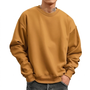 Sweat-shirt à col rond pour homme, coupe ample, manches longues, décontracté, hiver, fabrication sur mesure - Product Image 5