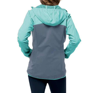 Chaqueta Softshell para Mujer, Resistente al Agua, Ligera, con Capucha, Cierre Frontal, Cortavientos, Transpirable, Informal, para Senderismo, Entrenamiento, Uso Diario - Product Image 6
