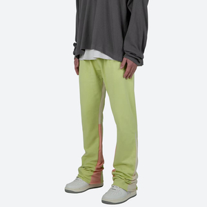 กางเกงแฟลร์ผ้าบางคุณภาพสูงสำหรับผู้ชาย สไตล์สตรีทแวร์ ขายออนไลน์ในราคาประหยัด - Product Image 2