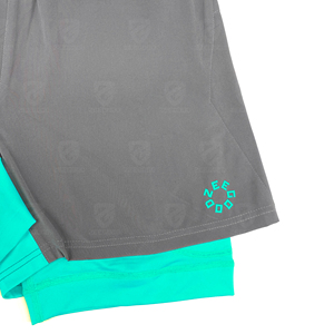Pantalones Cortos de Lucha BJJ MMA 2 en 1 con Impresión Personalizada por Sublimación, Forro de Compresión Incorporado, para Grappling, Jiu Jitsu Brasileño, No-Gi - Product Image 4